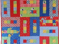 2015 06 Jelly Roll Playmat - Charity quilt