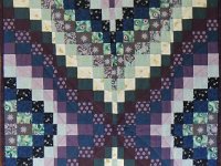 U3A022  2015 Bargello quilt made & quilted by Rachel Groom