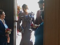 D&M Wedding 10 25 011  Dario and his mother arrive