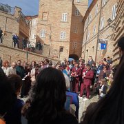 D&M Wedding 10 25 037  Here they come