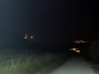 20260703 02  The way home with The Pignotto Tree, The new Cantina/Aparrtments and Montedinove all lit